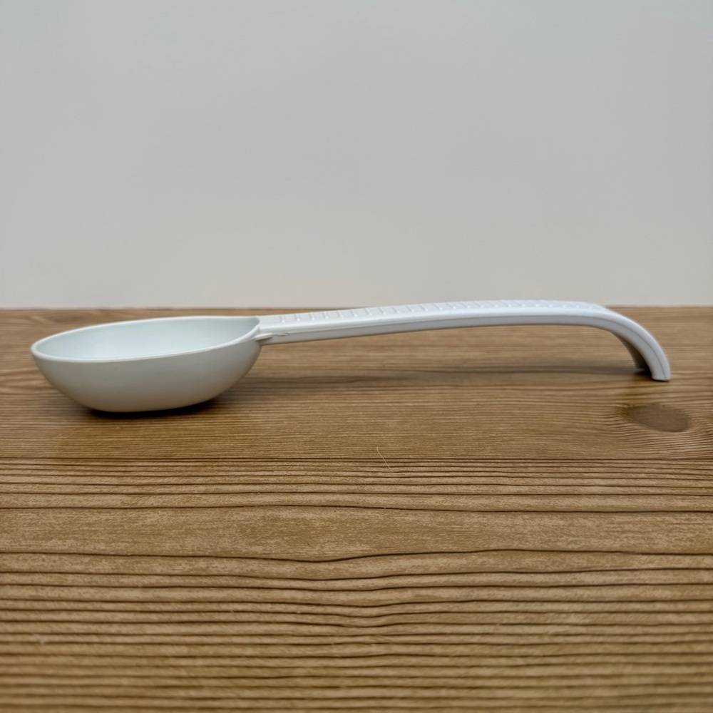 Weight Watchers 1/2 Cup Portion Measuring Spoon Scoop White Plastic Made In USA
